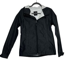 The North Face DryVent Hooded Rain Jacket Small Heathered Gray